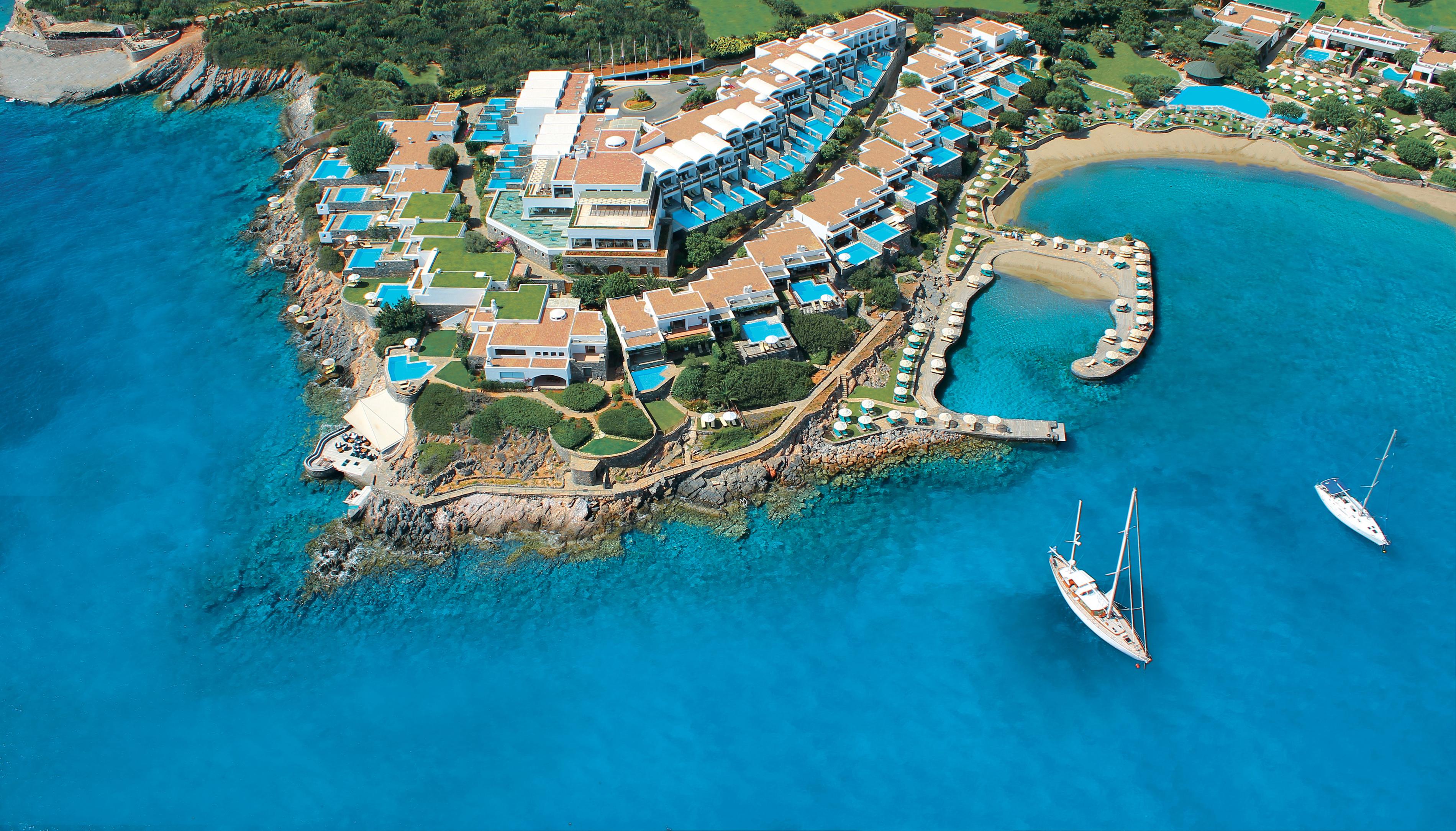 Elounda Peninsula Luxury Resort, Six Senses Spa ภายนอก รูปภาพ